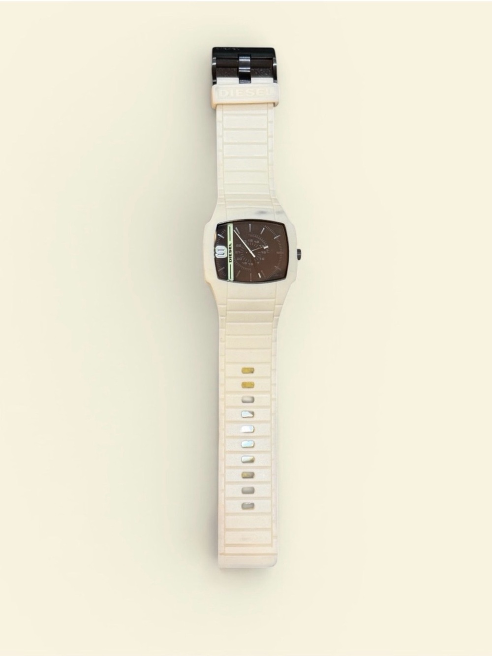 Diesel Whiteout Analog Watch Unisex, EUC
